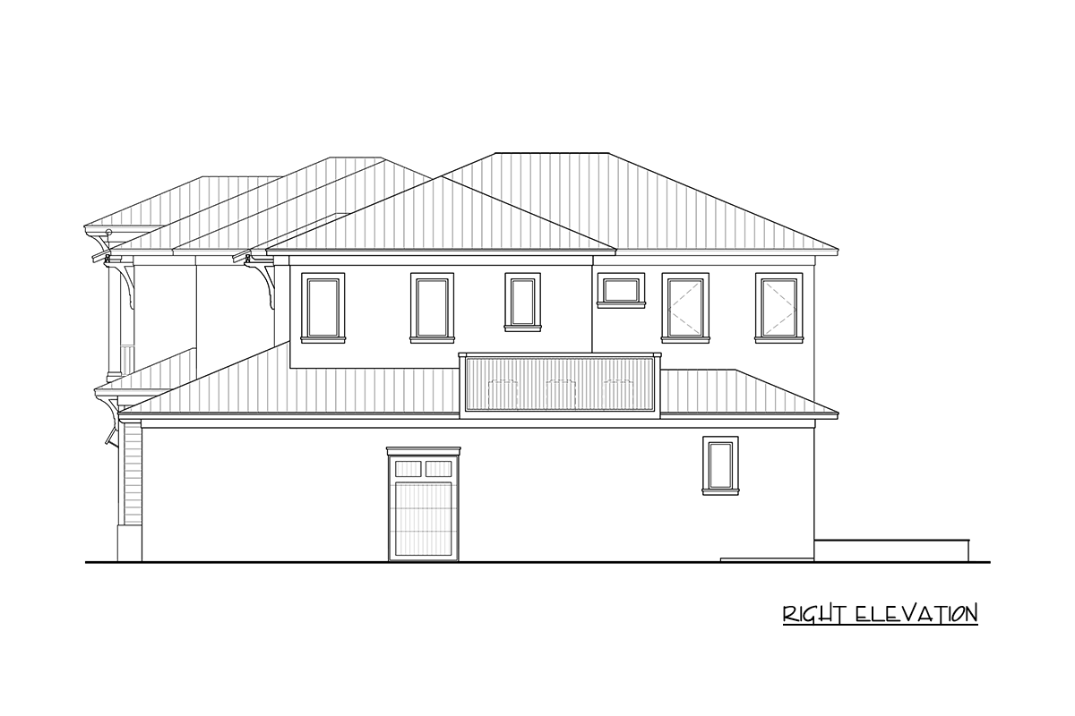 Plan 65794BS: Coastal Florida Style House Plan with 5 Bedrooms and Elevator - Image #5 - Coastal, Florida-Style