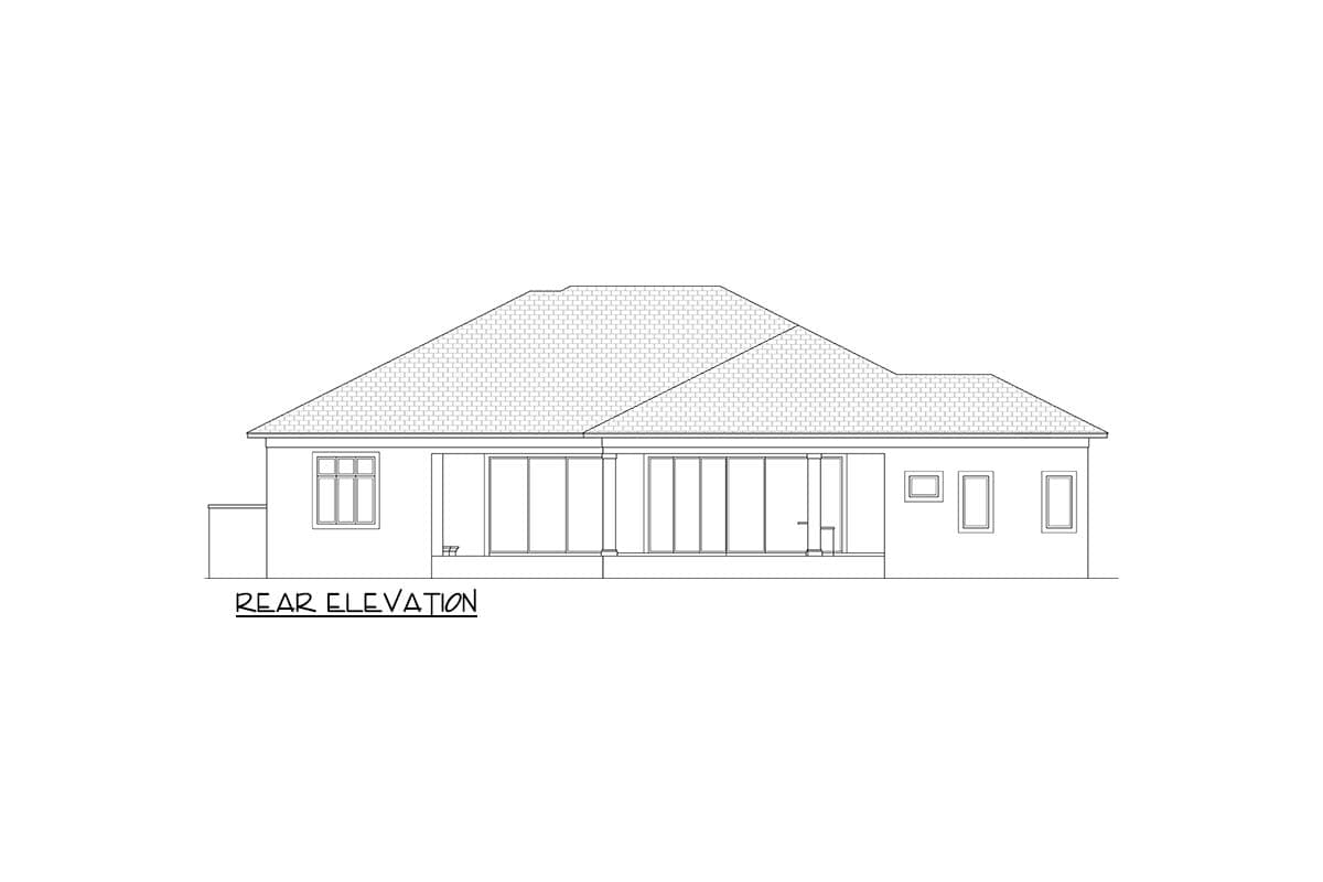 Plan 65797BS: Coastal Florida Style House Plan with 5 Bedrooms and 3-Car Garage - Image #4 - Coastal, Florida-Style