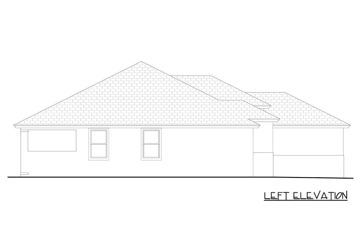 Plan 65799BS: Contemporary Florida-Style House Plan with 3 Bedrooms and Outdoor Kitchen - Image #2 - Contemporary, Florida-Style, Ranch