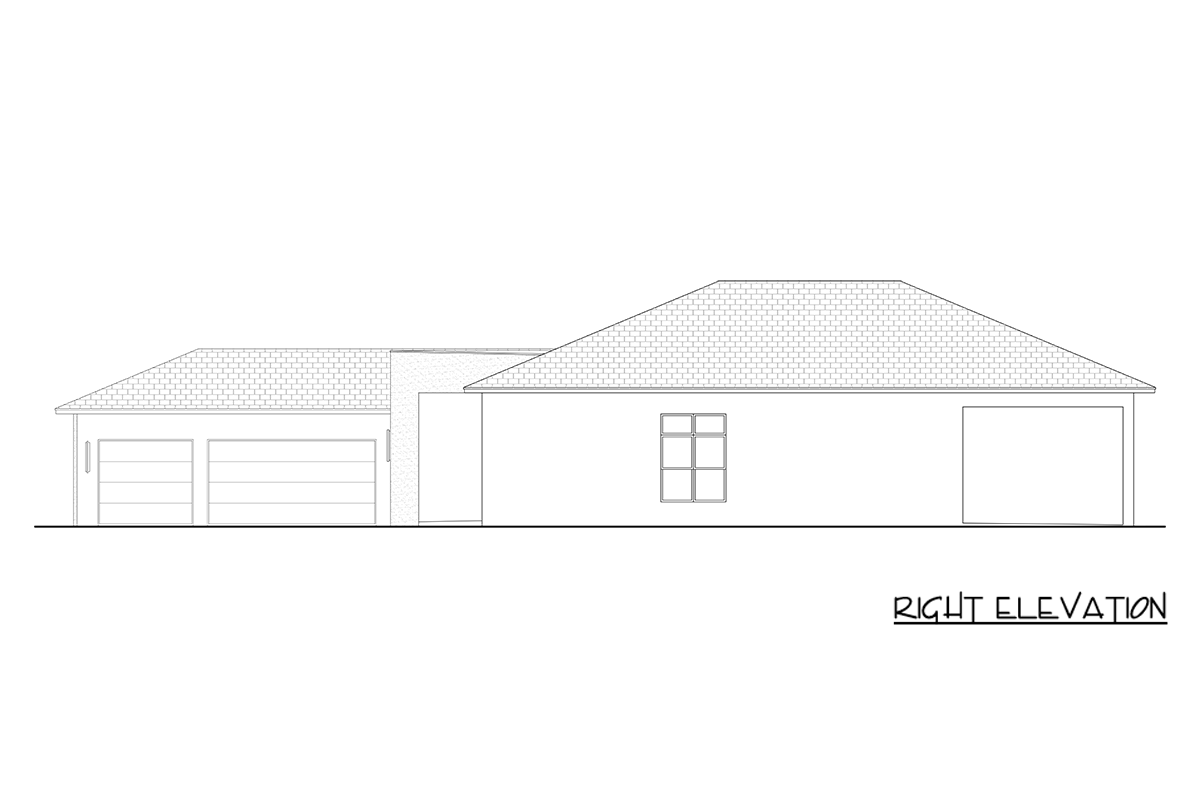 Plan 65805BS: Contemporary Florida Style House Plan with 3 Bedrooms and 3-Car Garage - Image #5 - Contemporary, Florida-Style, Modern