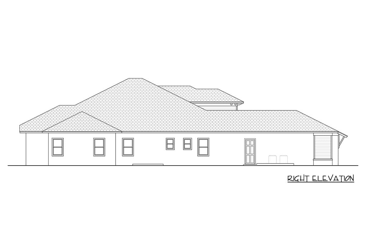 Plan 65811BS: Coastal Contemporary House Plan with Four Bedrooms and Expansive Lanai - Image #3 - Coastal Contemporary, Contemporary, Florida-Style