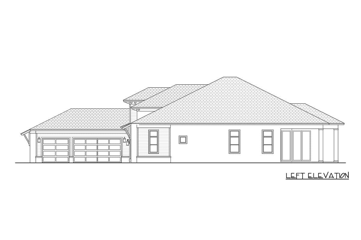 Plan 65811BS: Coastal Contemporary House Plan with Four Bedrooms and Expansive Lanai - Image #5 - Coastal Contemporary, Contemporary, Florida-Style