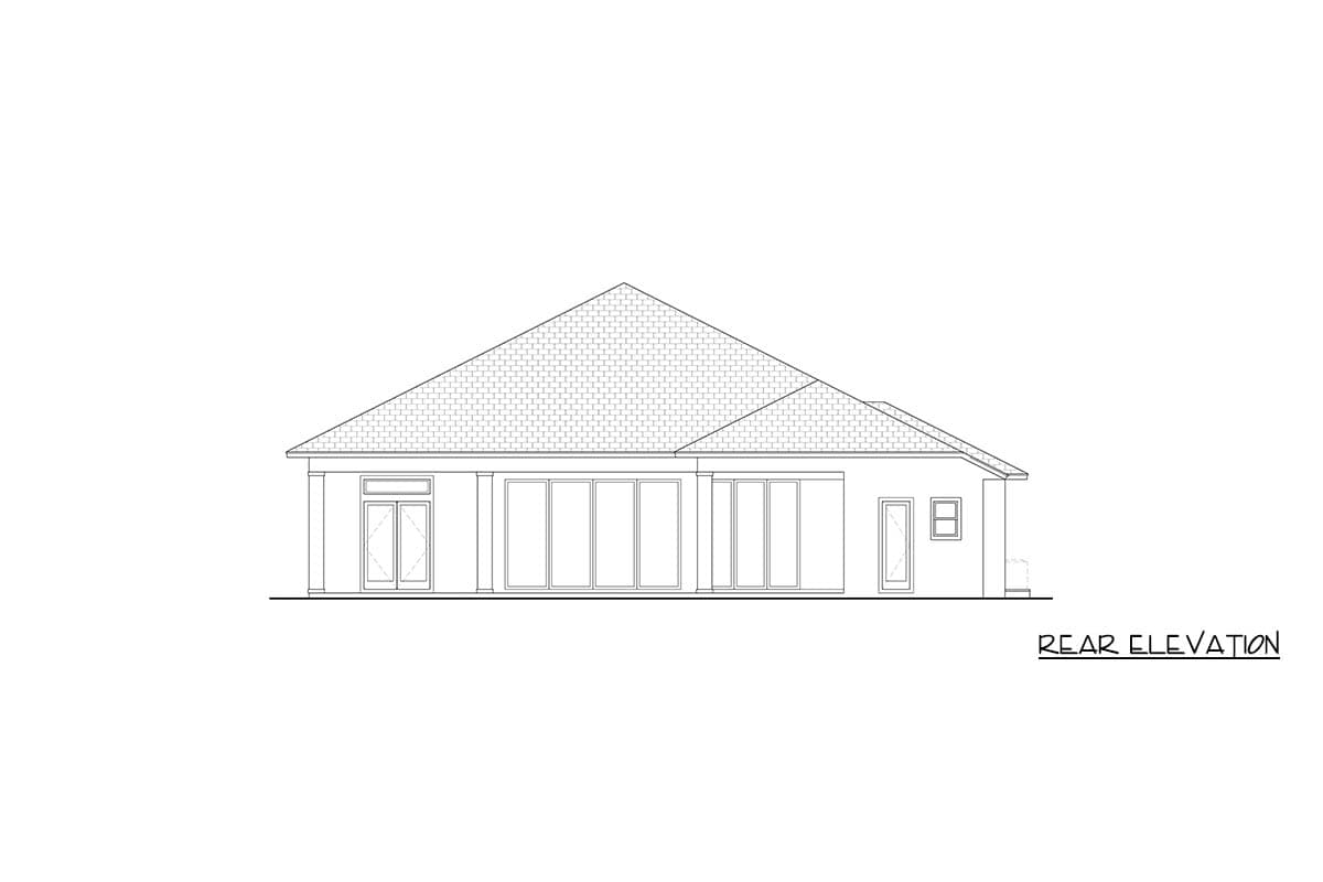 Plan 65811BS: Coastal Contemporary House Plan with Four Bedrooms and Expansive Lanai - Image #4 - Coastal Contemporary, Contemporary, Florida-Style