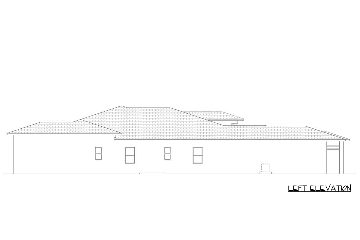 Plan 65817BS: Coastal Contemporary House Plan with 3 Bedrooms and 3-Car Garage - Image #3 - Coastal, Contemporary, Florida-Style