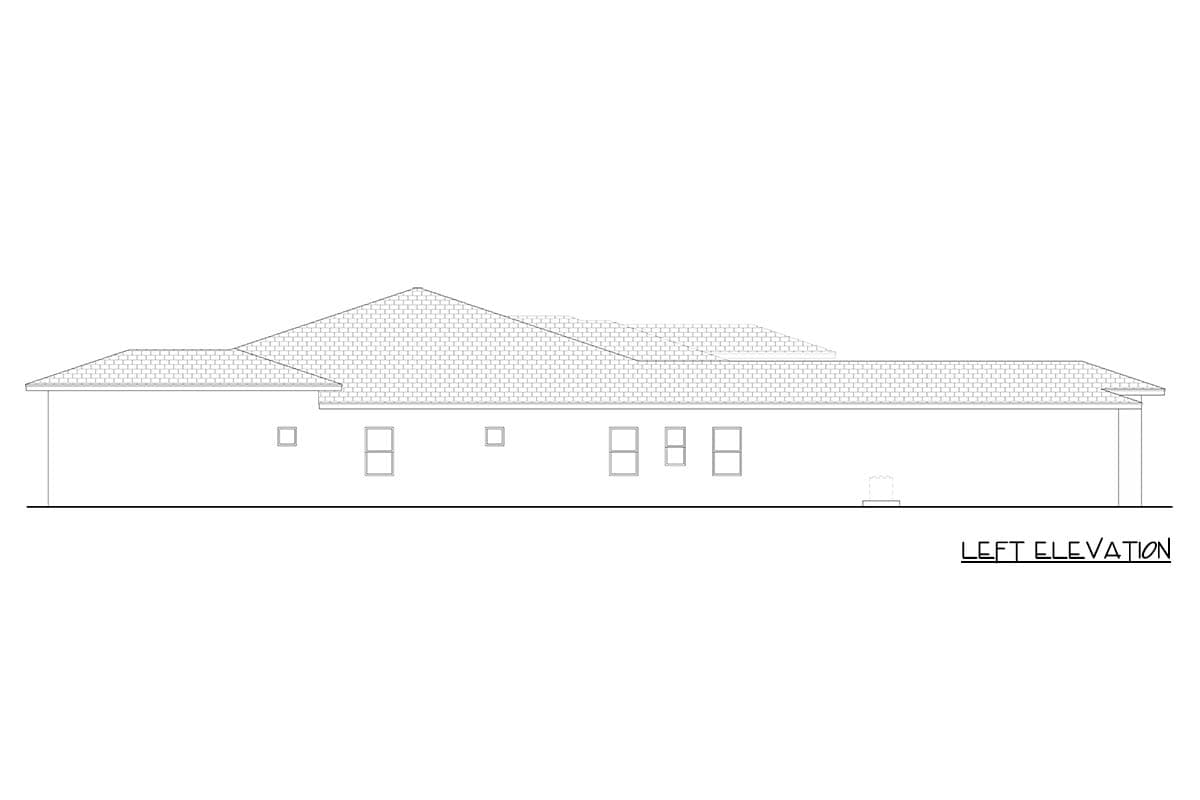 Plan 65820BS: Contemporary Florida-Style House Plan with 4 Bedrooms and Lanai - Image #2 - Contemporary, Florida-Style