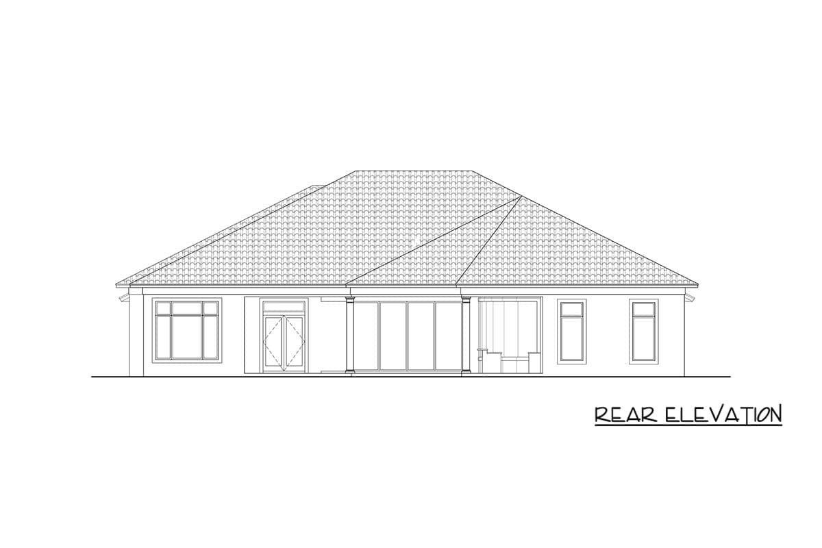 Plan 65822BS: Luxurious Coastal House Plan with Four Bedrooms and Four-Car Garage - Image #5 - Coastal, Contemporary