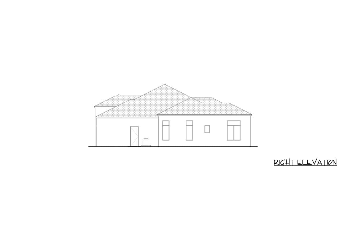 Plan 65823BS: Contemporary Florida-Style House Plan with 4 Bedrooms and Expansive Lanai - Image #5 - Contemporary, Florida-Style, Modern