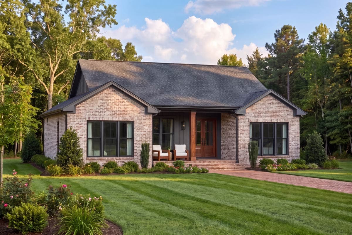 Plan 52055HZ: Efficient 3-Bed Modern Farmhouse Plan Under 1500 Sq Ft - Image #7 - Modern Farmhouse, New American, Ranch, Transitional