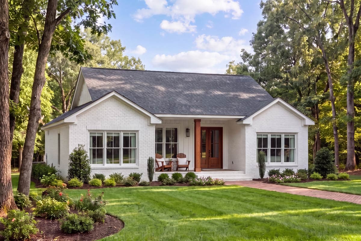 Plan 52055HZ: Efficient 3-Bed Modern Farmhouse Plan Under 1500 Sq Ft - Image #8 - Modern Farmhouse, New American, Ranch, Transitional