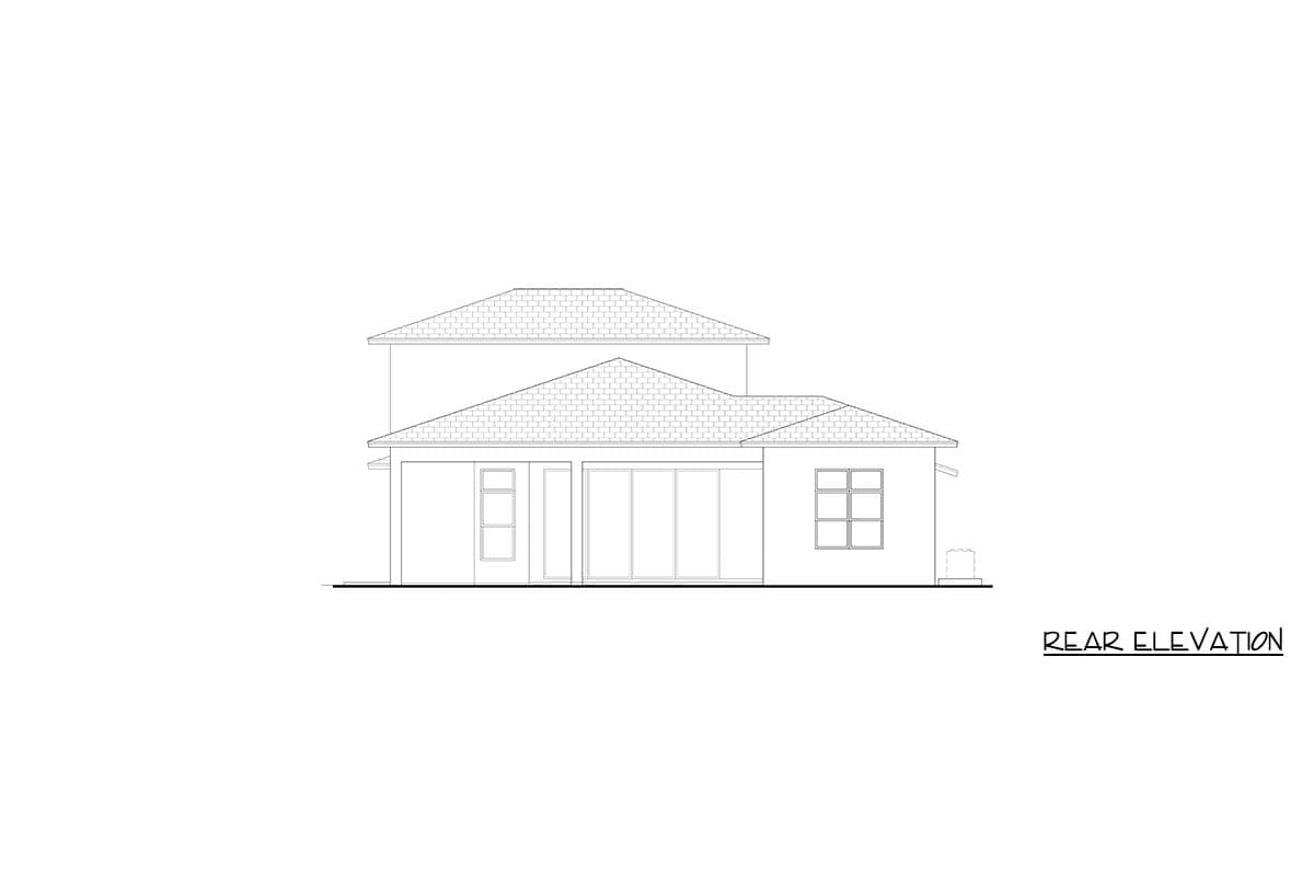 Plan 65838BS: Coastal Contemporary House Plan with Four Bedrooms and Three-Car Garage - Image #4 - Coastal, Coastal Contemporary, Florida-Style