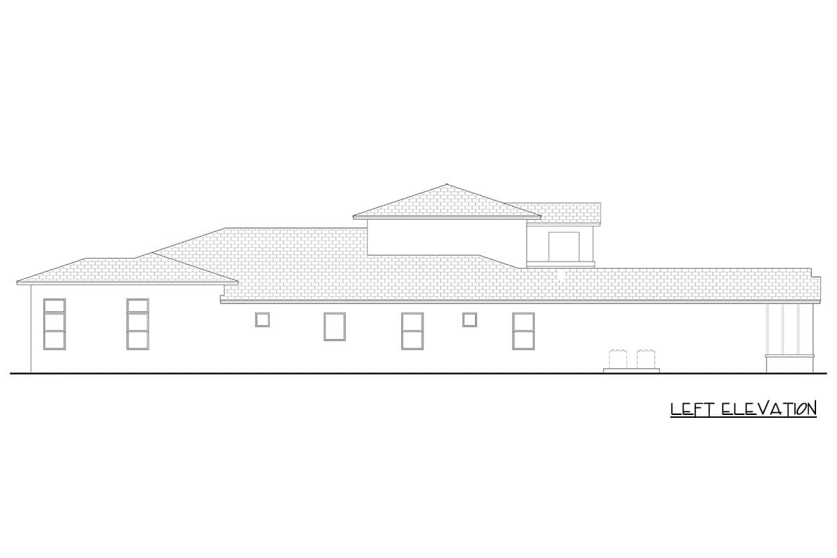Plan 65838BS: Coastal Contemporary House Plan with Four Bedrooms and Three-Car Garage - Image #3 - Coastal, Coastal Contemporary, Florida-Style