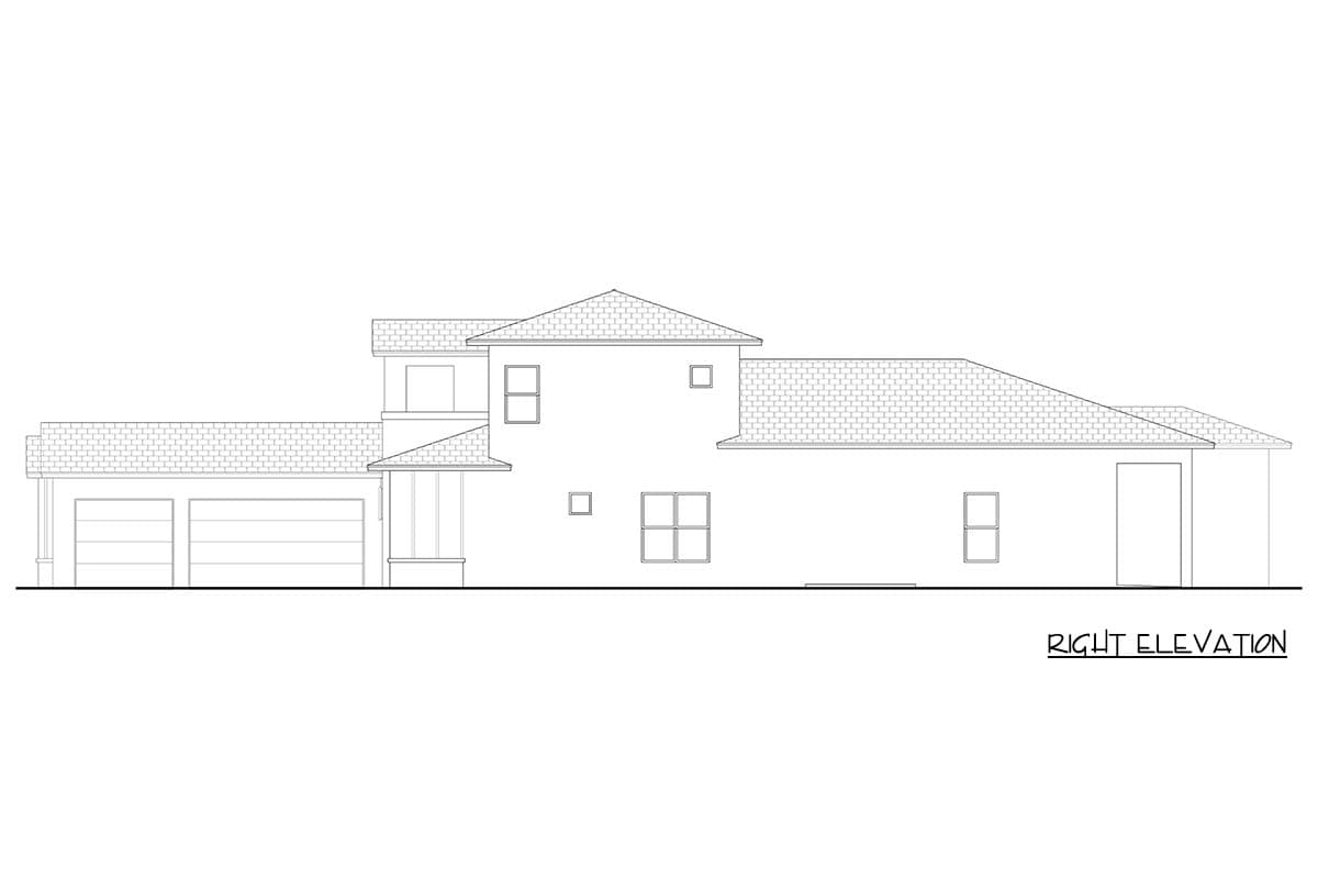 Plan 65838BS: Coastal Contemporary House Plan with Four Bedrooms and Three-Car Garage - Image #5 - Coastal, Coastal Contemporary, Florida-Style