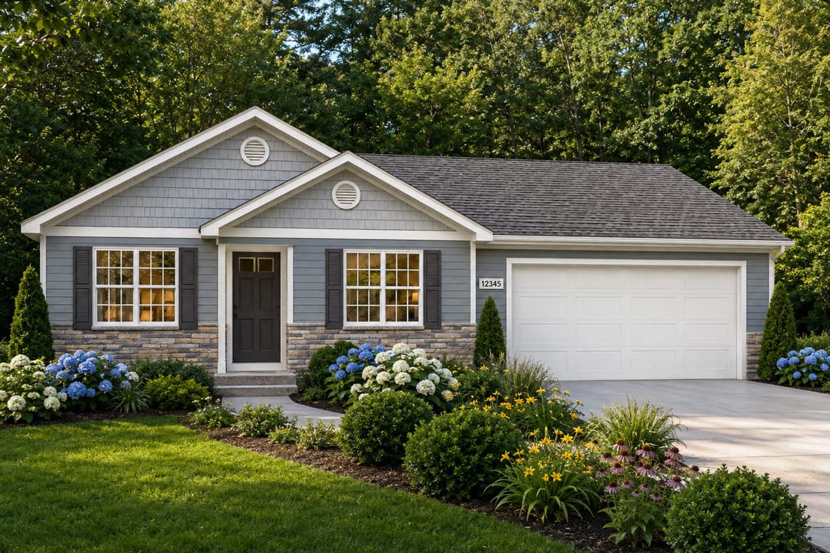 Plan image - 849139PGE:Three Bedroom Craftsman House Plan with Efficient Single-Level Layout