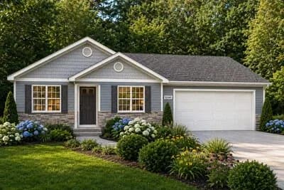 Three Bedroom Craftsman House Plan with Efficient Single-Level Layout