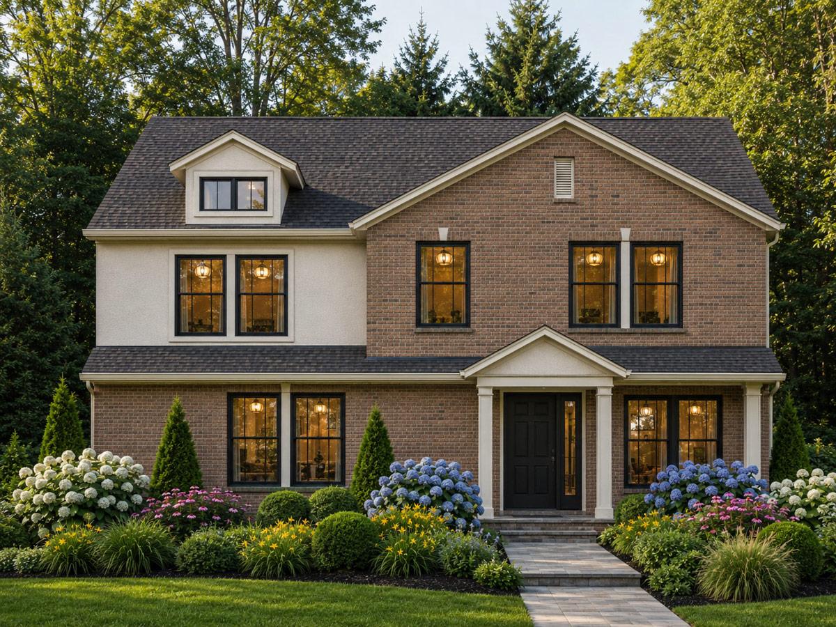 Plan 849140PGE: Modern Traditional House Plan with 4 Bedrooms and 2-Car Garage - Image #2 - European, Traditional