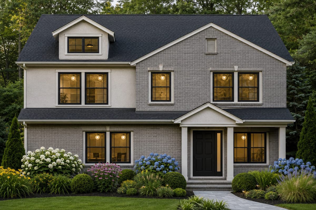Plan image - 849140PGE:Modern Traditional House Plan with 4 Bedrooms and 2-Car Garage