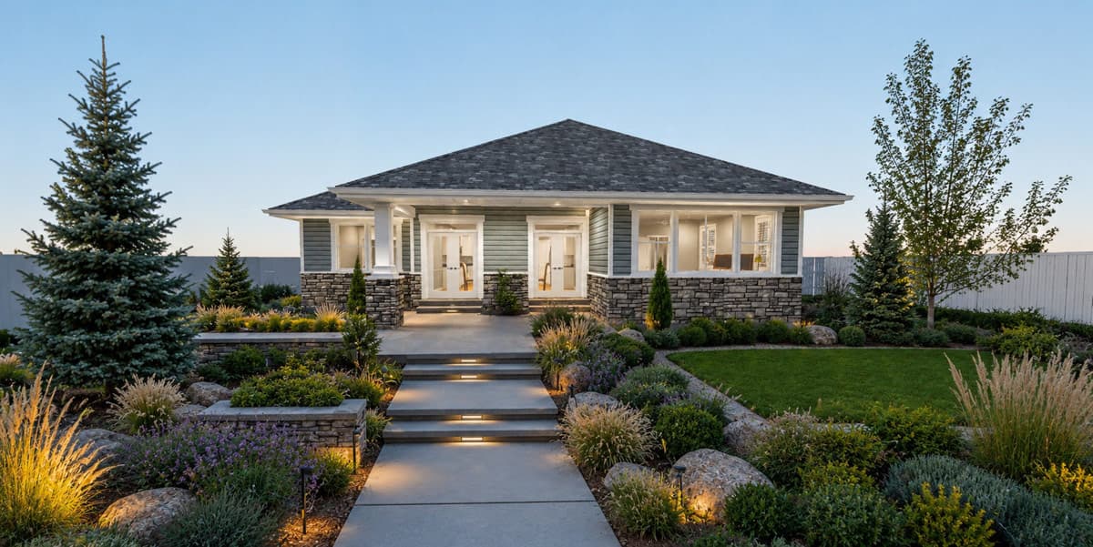 Plan 61766UT: Craftsman Ranch House Plan with Three Bedrooms and Two-Car Garage - Image #5 - Craftsman, Ranch