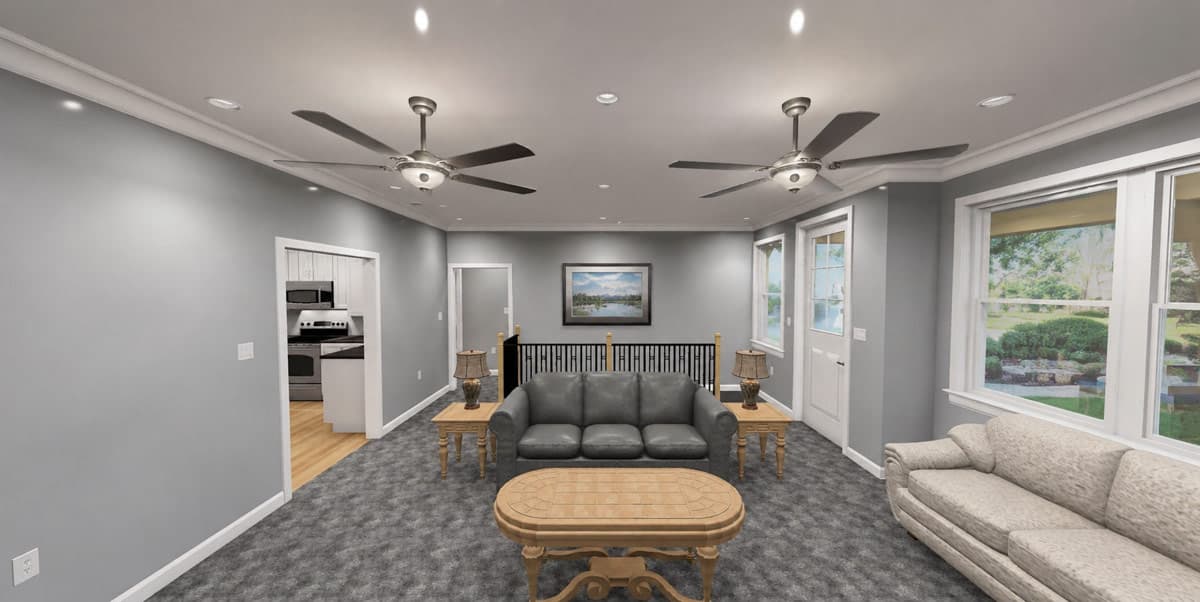 Plan 61766UT: Craftsman Ranch House Plan with Three Bedrooms and Two-Car Garage - Image #8 - Craftsman, Ranch