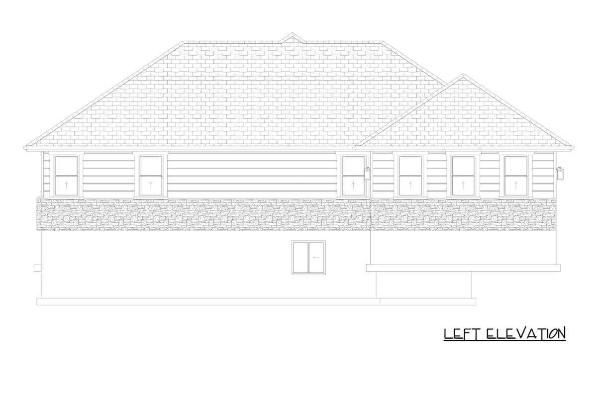 Plan 61766UT: Craftsman Ranch House Plan with Three Bedrooms and Two-Car Garage - Image #35 - Craftsman, Ranch