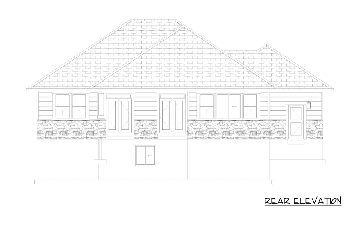 Plan 61766UT: Craftsman Ranch House Plan with Three Bedrooms and Two-Car Garage - Image #36 - Craftsman, Ranch