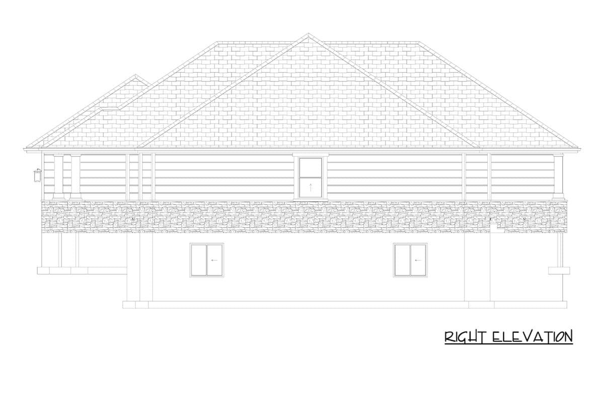 Plan 61766UT: Craftsman Ranch House Plan with Three Bedrooms and Two-Car Garage - Image #37 - Craftsman, Ranch