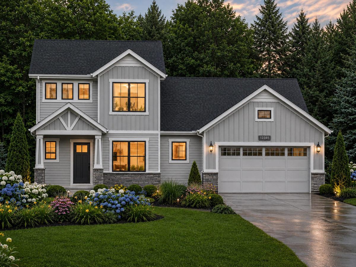 Plan 849141PGE: Charming Craftsman Farmhouse House Plan with Three Bedrooms and Office - Image #2 - Cottage, Craftsman, Farmhouse, Traditional