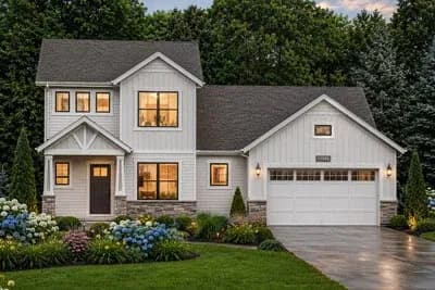 Charming Craftsman Farmhouse House Plan with Three Bedrooms and Office