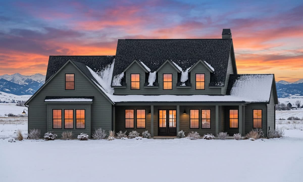 Plan 818218JSS: Modern Farmhouse House Plan with 4 Bedrooms and Wraparound Porch - Image #3 - Country, Modern Farmhouse, New American, Traditional