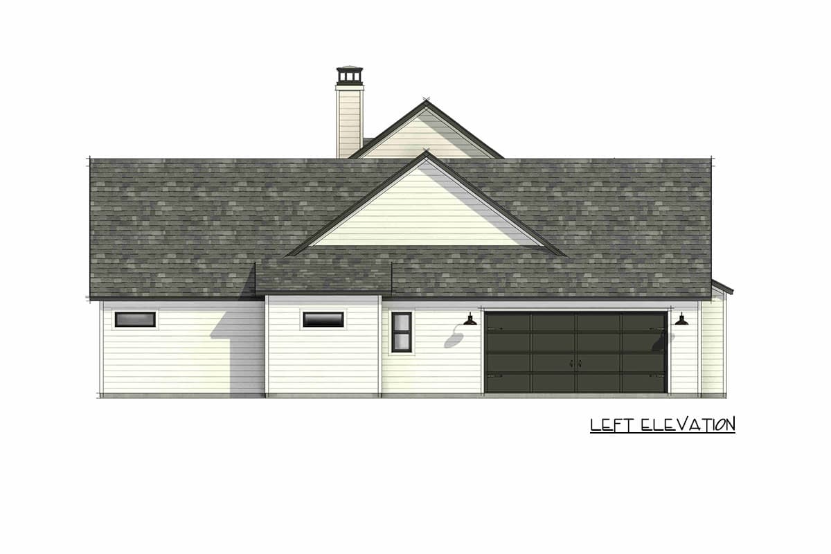 Plan 818218JSS: Modern Farmhouse House Plan with 4 Bedrooms and Wraparound Porch - Image #6 - Country, Modern Farmhouse, New American, Traditional