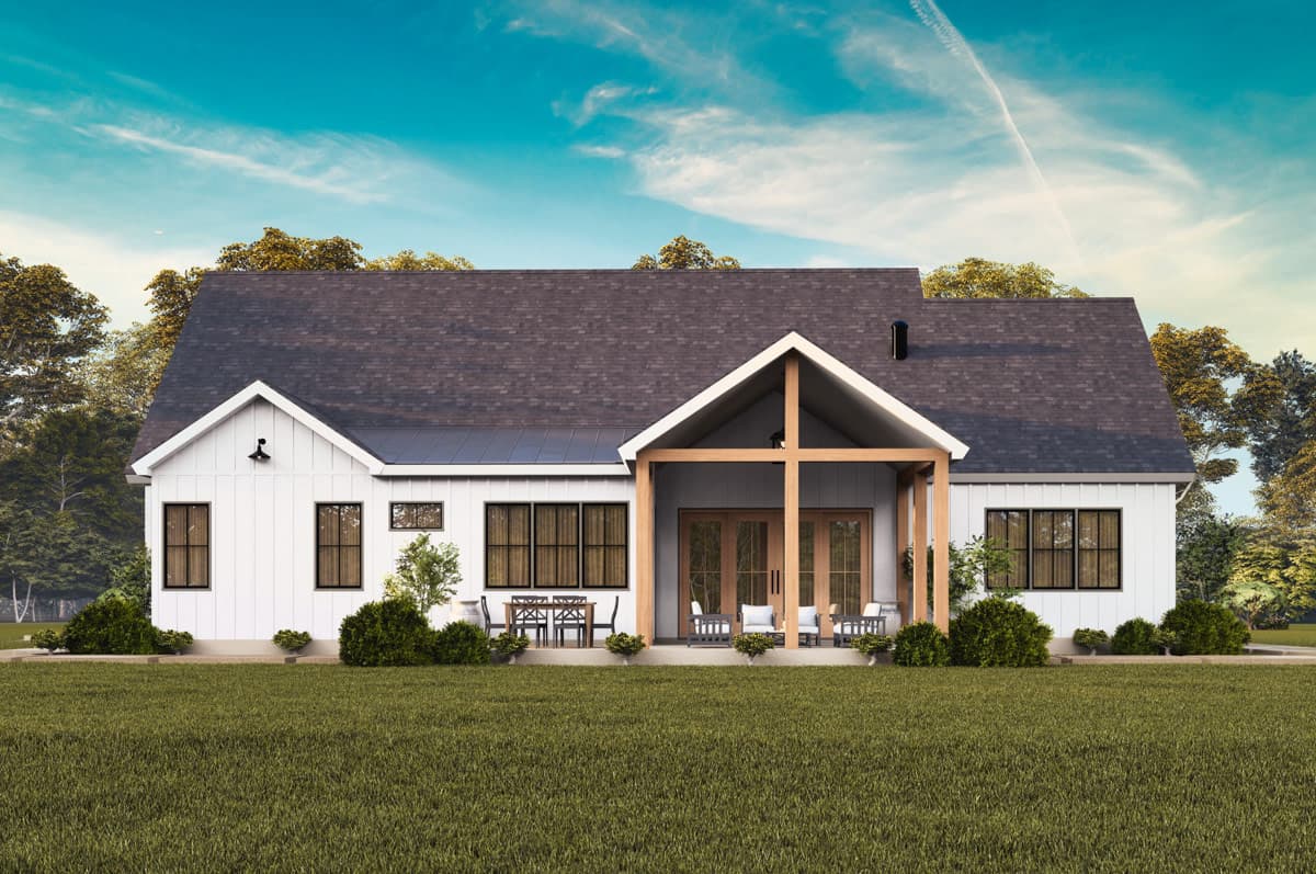 Plan 25992GE: Modern Farmhouse House Plan with 3 Bedrooms and Two-Car Garage - Image #9 - Country, Craftsman, Modern Farmhouse, Traditional
