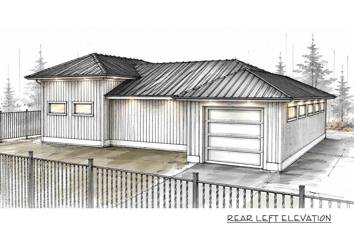 Plan 147076RML: Craftsman Style RV Garage Plan with Dedicated Workshop Space - Image #8 - Craftsman