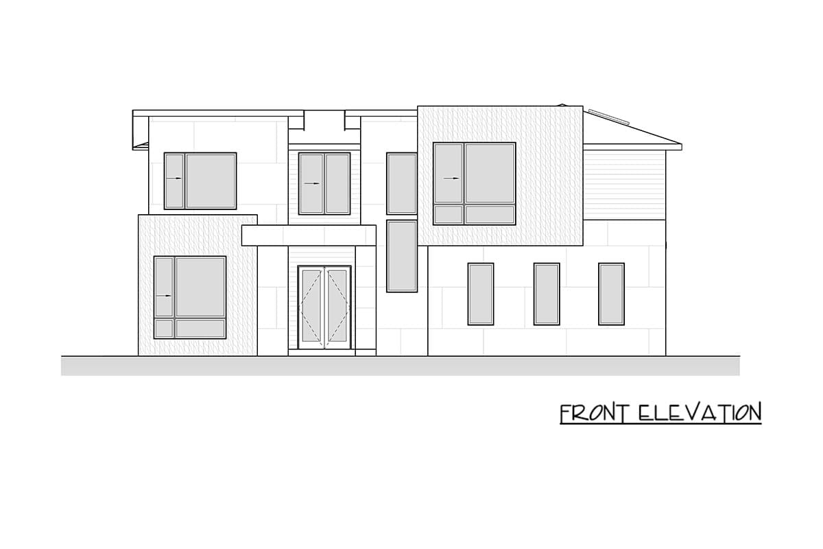 Plan 666314RAF: Contemporary Modern House Plan with 5 Bedrooms and Courtyard Entry - Image #8 - Contemporary, Modern, Northwest