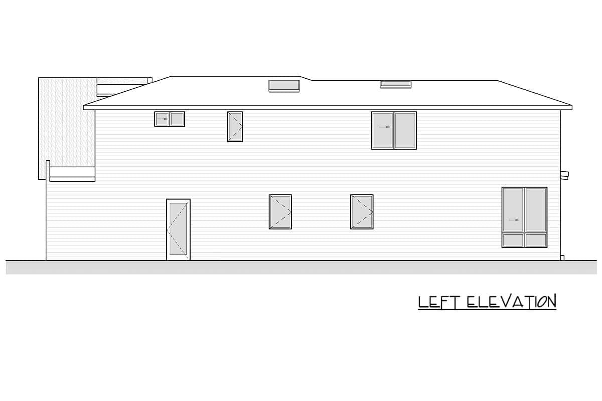Plan 666314RAF: Contemporary Modern House Plan with 5 Bedrooms and Courtyard Entry - Image #5 - Contemporary, Modern, Northwest