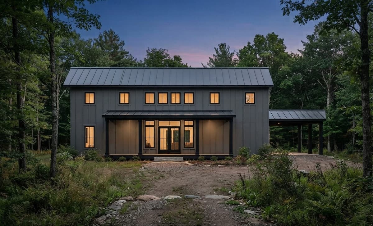 Plan 125014LEW: Modern Barndominium House Plan with 4 Bedrooms and Two-Story Great Room - Image #7 - Barndominium, Country, Modern Farmhouse, New American