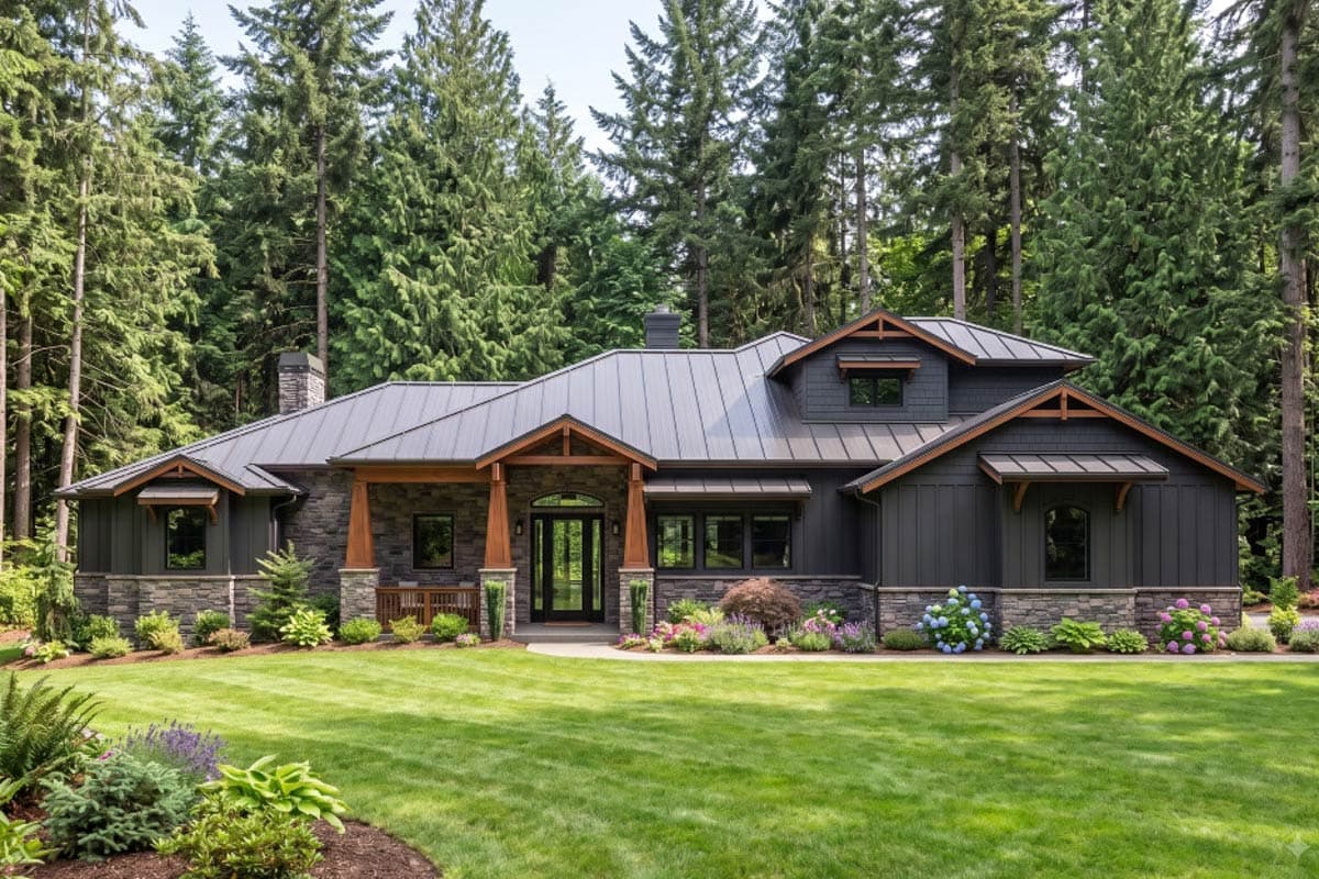 Plan 135458GRA: Barndominium Farmhouse House Plan with Three Car Garage - Image #12 - Barndominium, Country, Craftsman, Farmhouse, Traditional