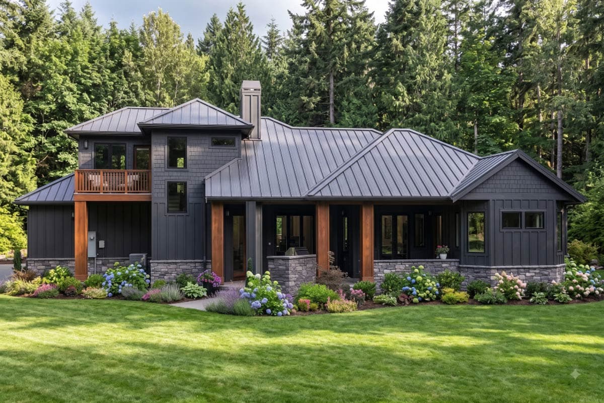 Plan 135458GRA: Barndominium Farmhouse House Plan with Three Car Garage - Image #15 - Barndominium, Country, Craftsman, Farmhouse, Traditional