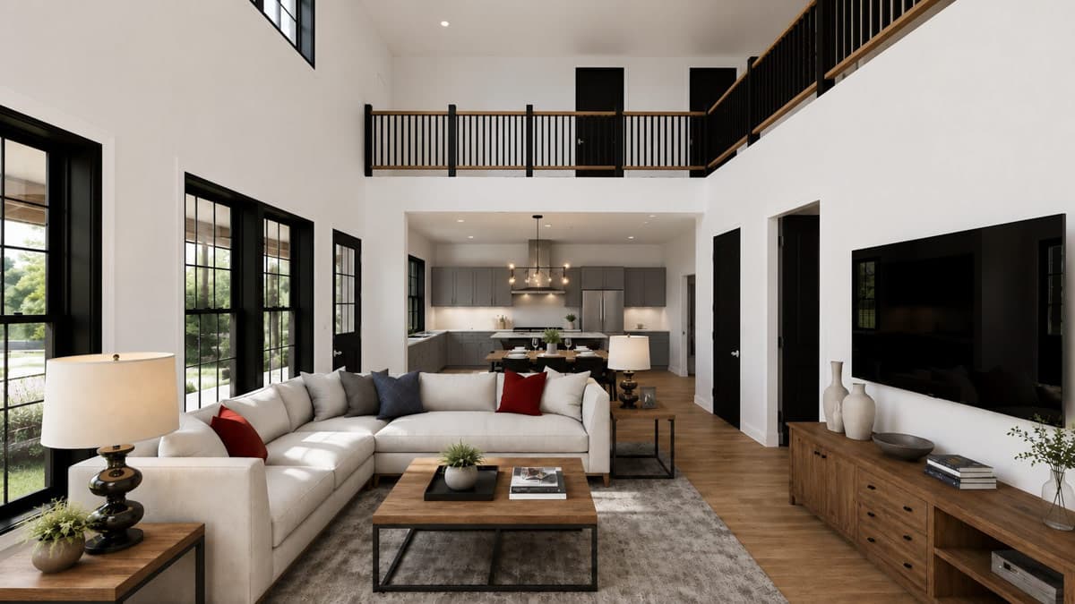Plan 135460GRA: Modern Farmhouse House Plan with Three Bedrooms and Wraparound Porch - Image #13 - Barndominium, Country, Craftsman, Modern Farmhouse, New American