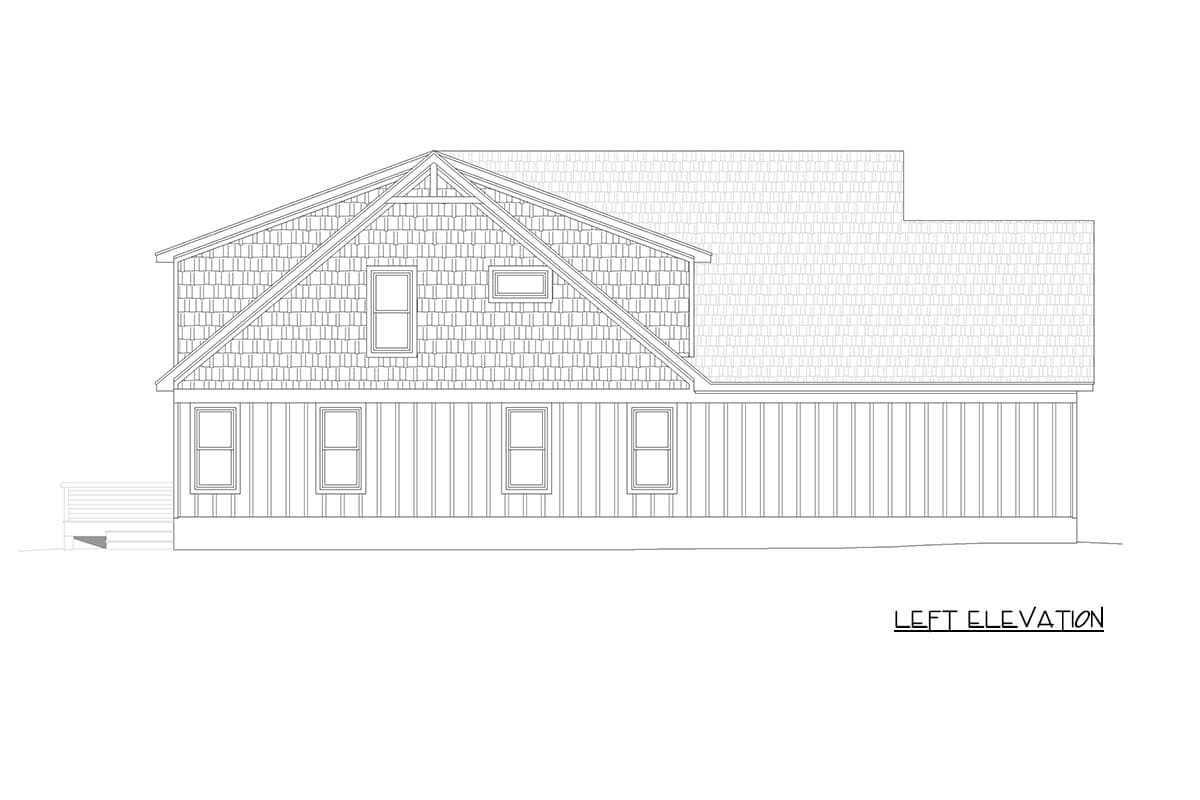 Plan 680696VR: Modern Farmhouse House Plan with 3 Bedrooms and Wraparound Porch - Image #5 - Country, Farmhouse, Modern Farmhouse
