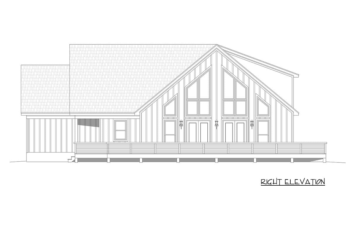 Plan 680696VR: Modern Farmhouse House Plan with 3 Bedrooms and Wraparound Porch - Image #7 - Country, Farmhouse, Modern Farmhouse