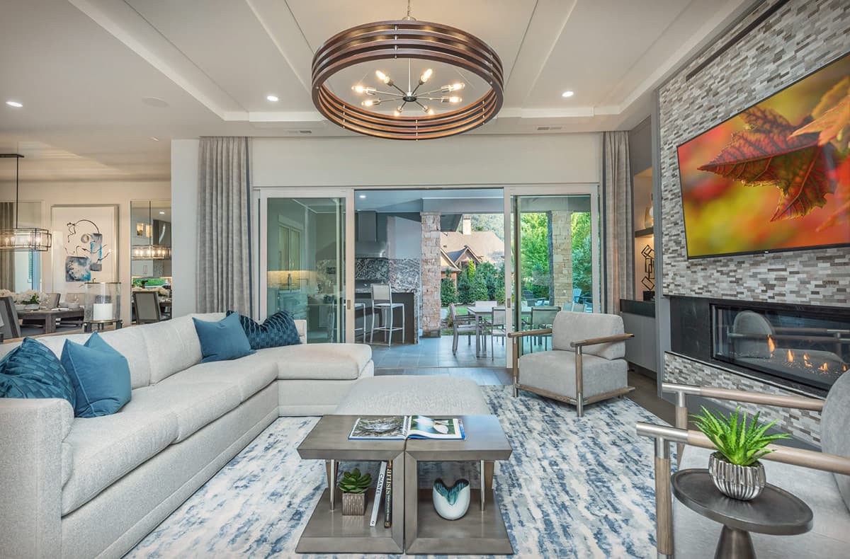 Plan 33283ZR: 3-Bed Contemporary Prairie House Plan with Wraparound Lanai and Alley Garage - Image #9 - Contemporary, Florida-Style, New American, Prairie