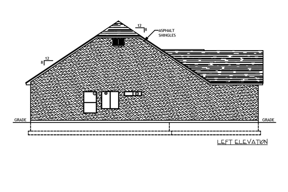 Plan 849150PGE: Charming Three Bedroom Craftsman Ranch House Plan with Two Car Garage - Image #5 - Craftsman, Ranch, Traditional