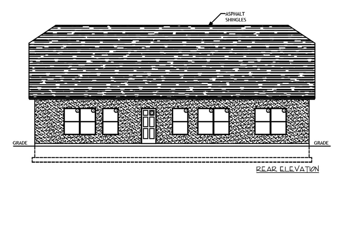 Plan 849150PGE: Charming Three Bedroom Craftsman Ranch House Plan with Two Car Garage - Image #6 - Craftsman, Ranch, Traditional
