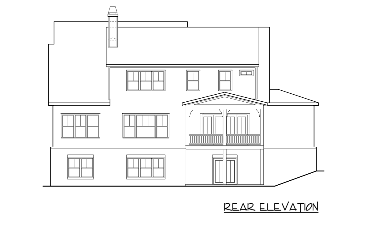 Plan 710452BTZ: 4-Bed Modern Farmhouse House Plan with Main Level Primary Suite - Image #3 - Cottage, Modern Farmhouse, New American, Traditional