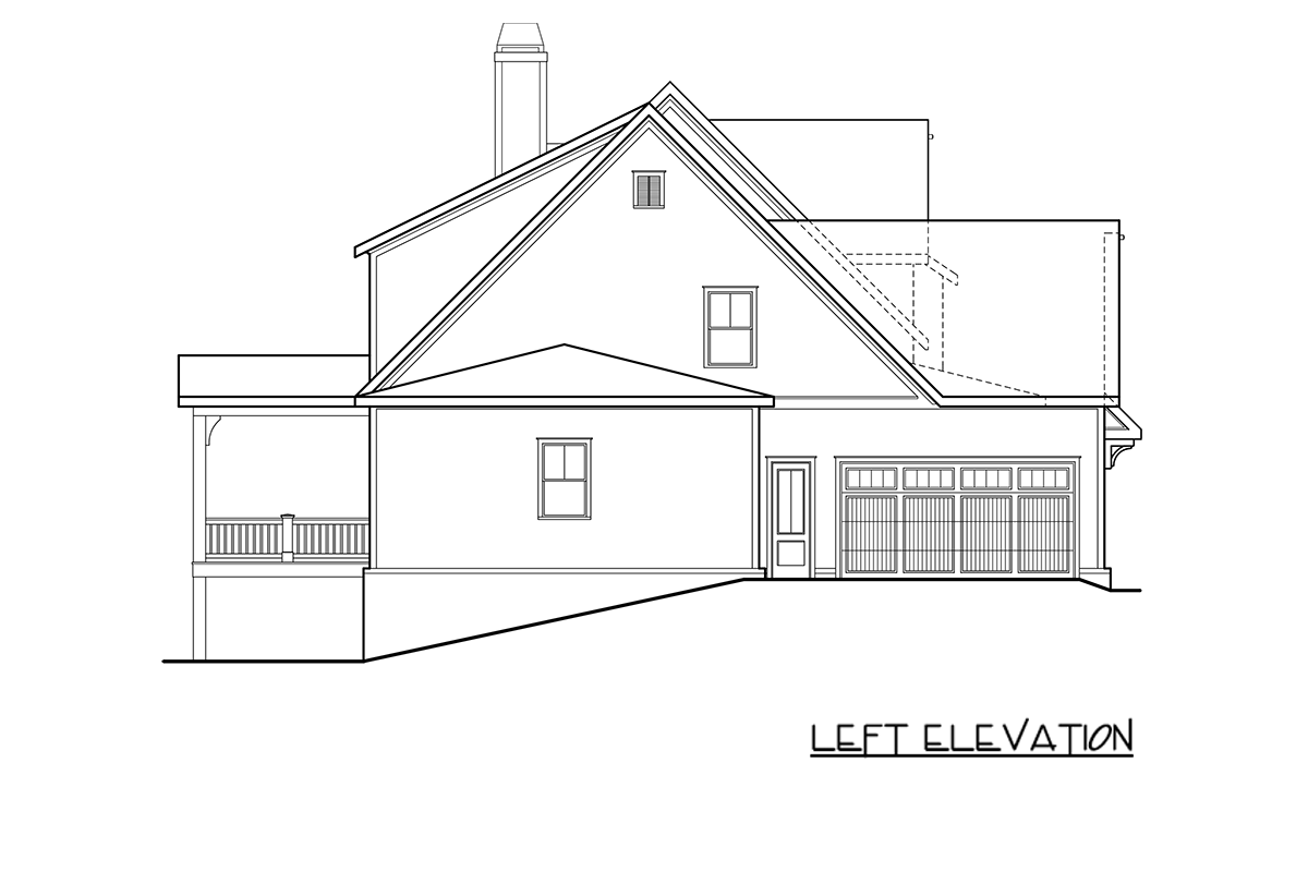 Plan 710452BTZ: 4-Bed Modern Farmhouse House Plan with Main Level Primary Suite - Image #2 - Cottage, Modern Farmhouse, New American, Traditional