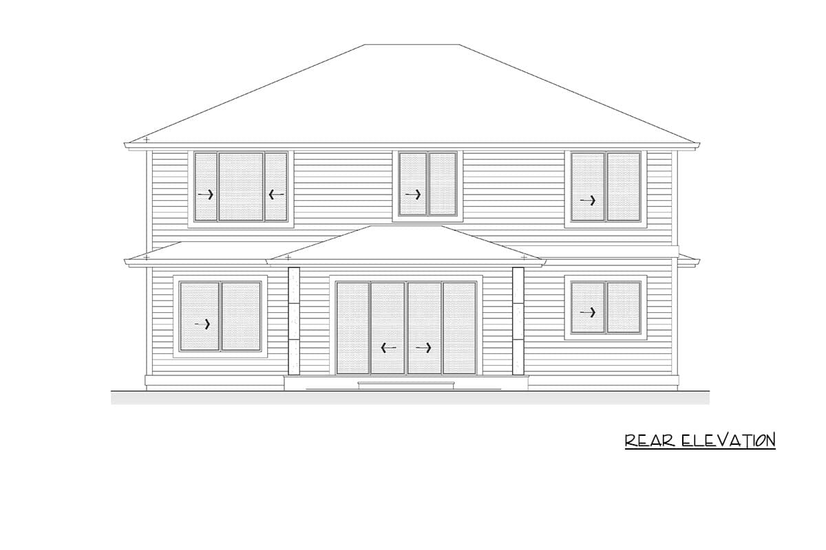 Plan 666315RAF: Contemporary Modern House Plan with 3-4 Bedrooms and 2,996 Square Feet - Image #6 - Contemporary, Modern, Northwest