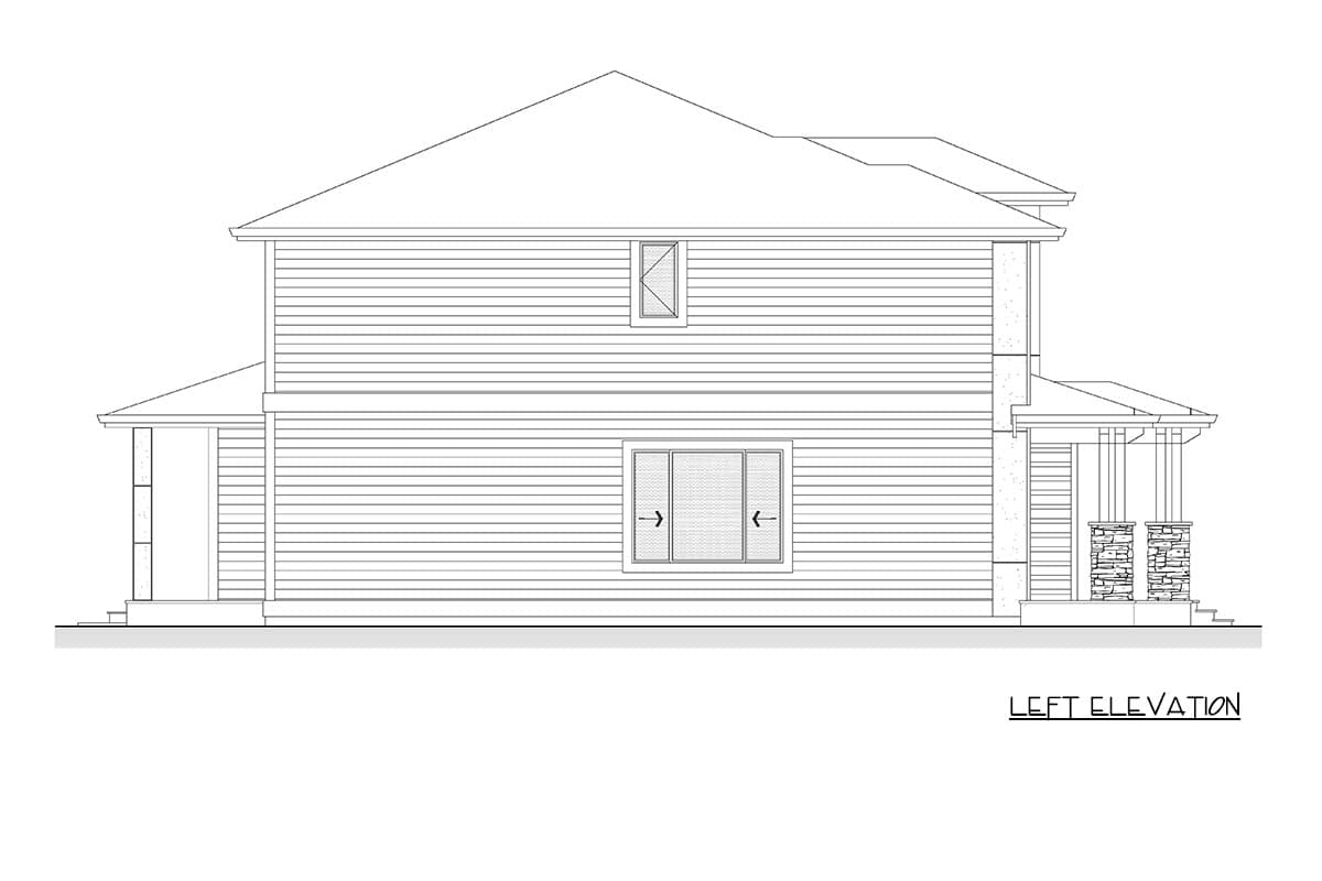 Plan 666315RAF: Contemporary Modern House Plan with 3-4 Bedrooms and 2,996 Square Feet - Image #5 - Contemporary, Modern, Northwest