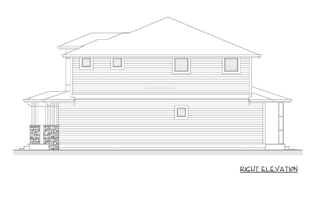 Plan 666315RAF: Contemporary Modern House Plan with 3-4 Bedrooms and 2,996 Square Feet - Image #7 - Contemporary, Modern, Northwest