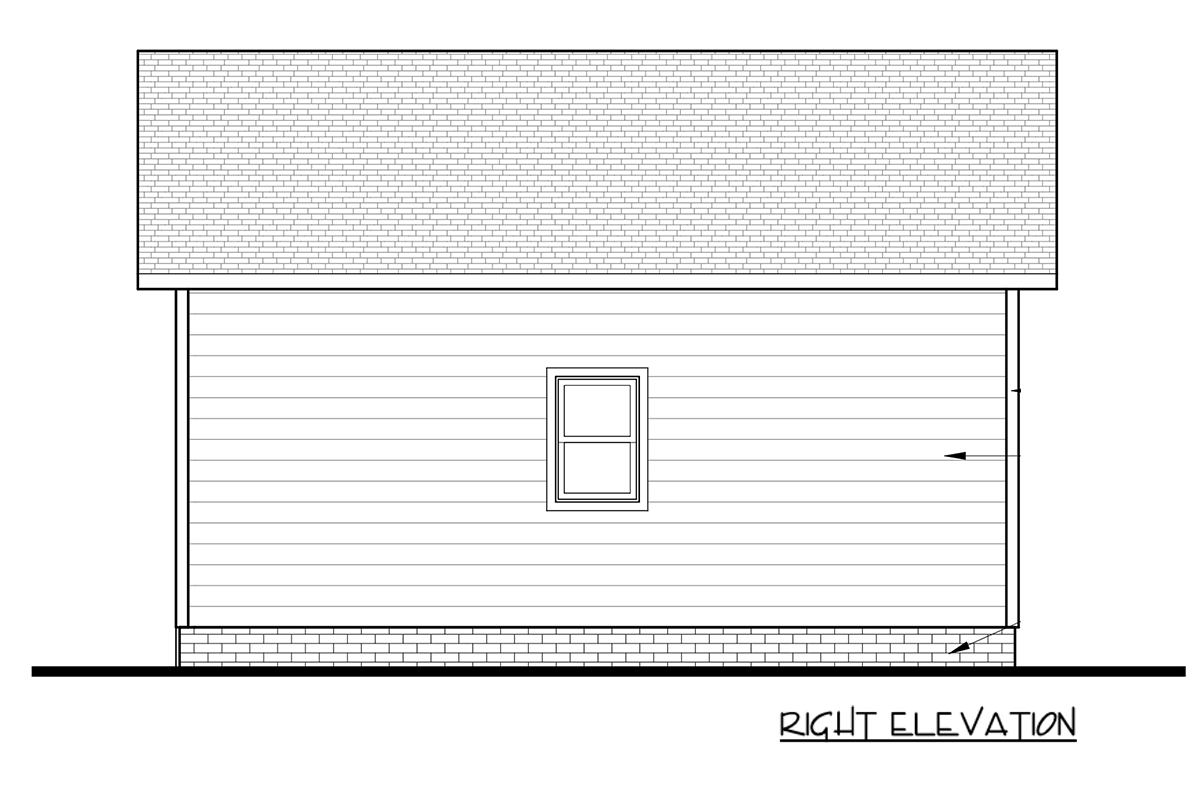 Plan 83683CRW: Modern One Car Garage House Plan with Sleek Aesthetic - Image #5 - Modern, Traditional