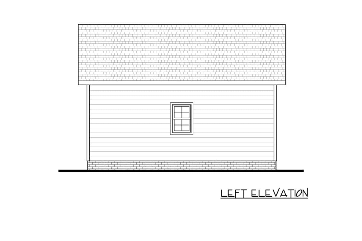 Plan 83684CRW: Craftsman One Car Garage House Plan - Image #3 - Craftsman, Traditional