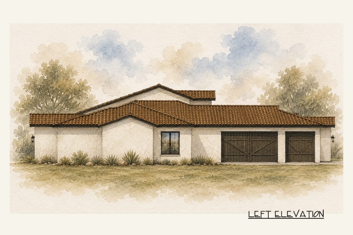 Plan 150037HRP: Sprawling Mediterranean Ranch House Plan with Three Bedrooms and Office - Image #8 - Hill Country, Mediterranean, Ranch, Southwest, Spanish